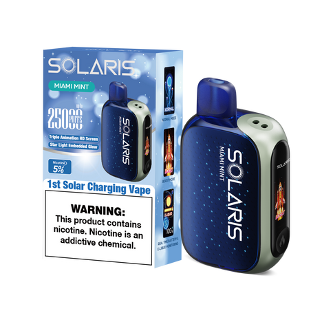 Solaris - 5% Disposable Vape - 25000 Puffs