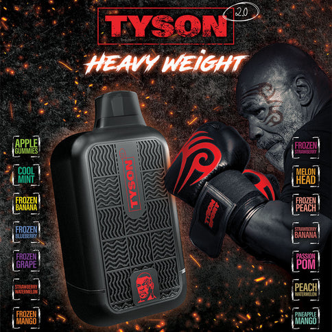 Tyson Heavyweight 2.0 - 5% Disposable Vape - 7000 Puffs